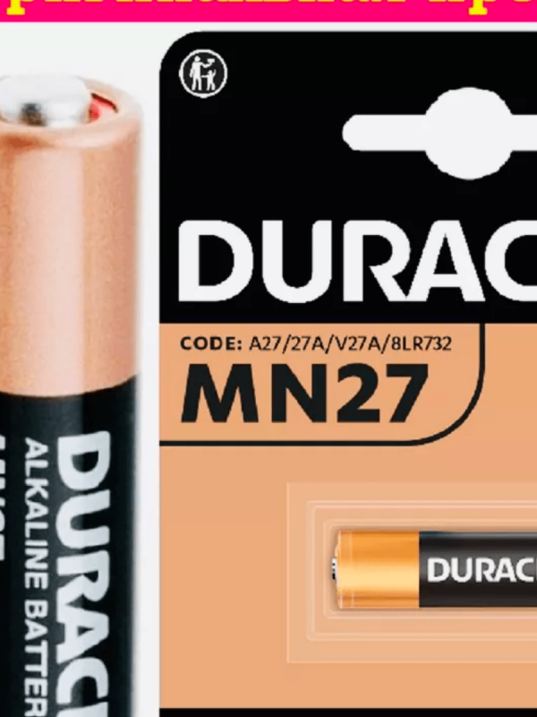 Батарейка DURACELL 27A (MN27 12 в)