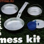 Набор посуды турист 5 предметов Mess Kit